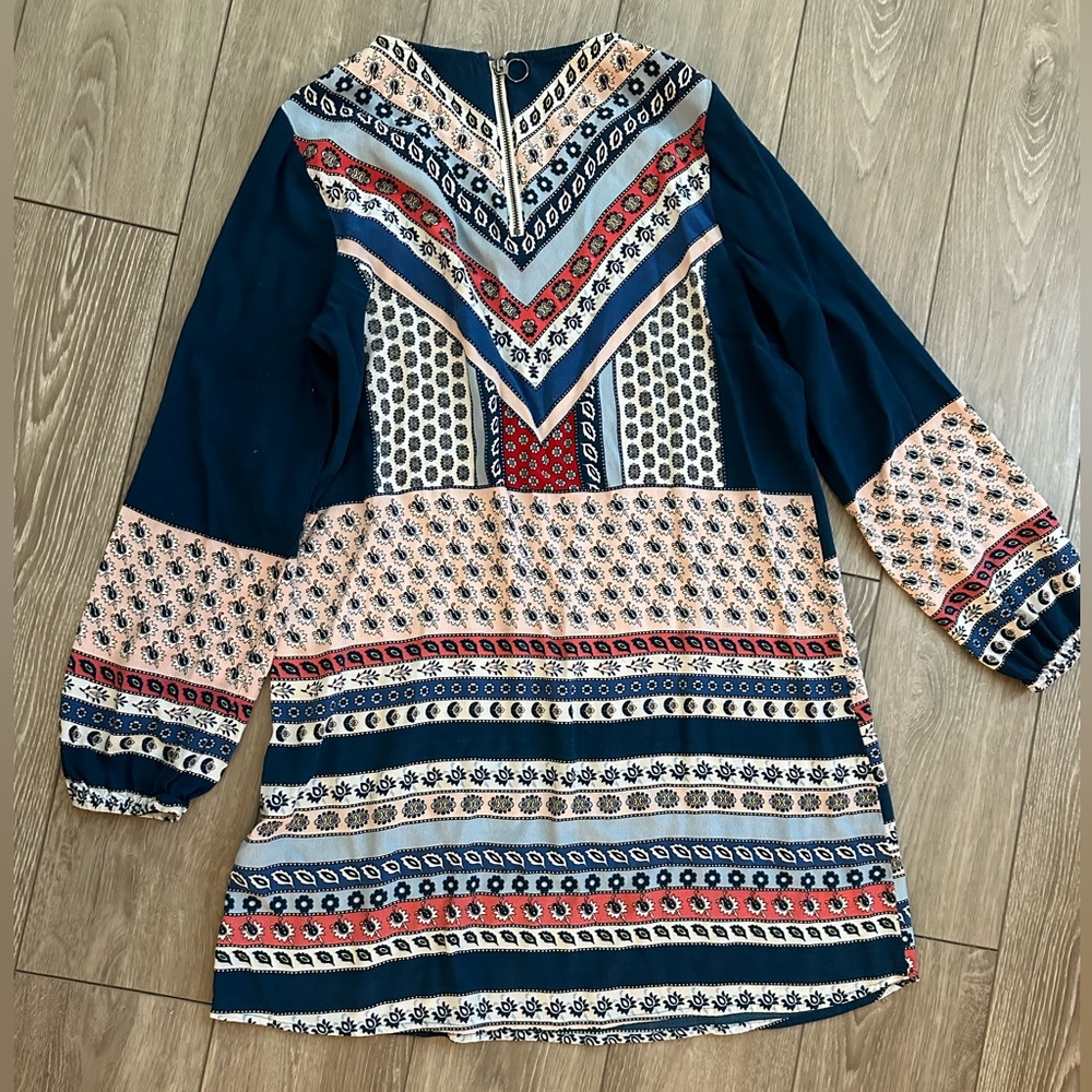 EXPRESS Multicolor mini dress for women size S used once